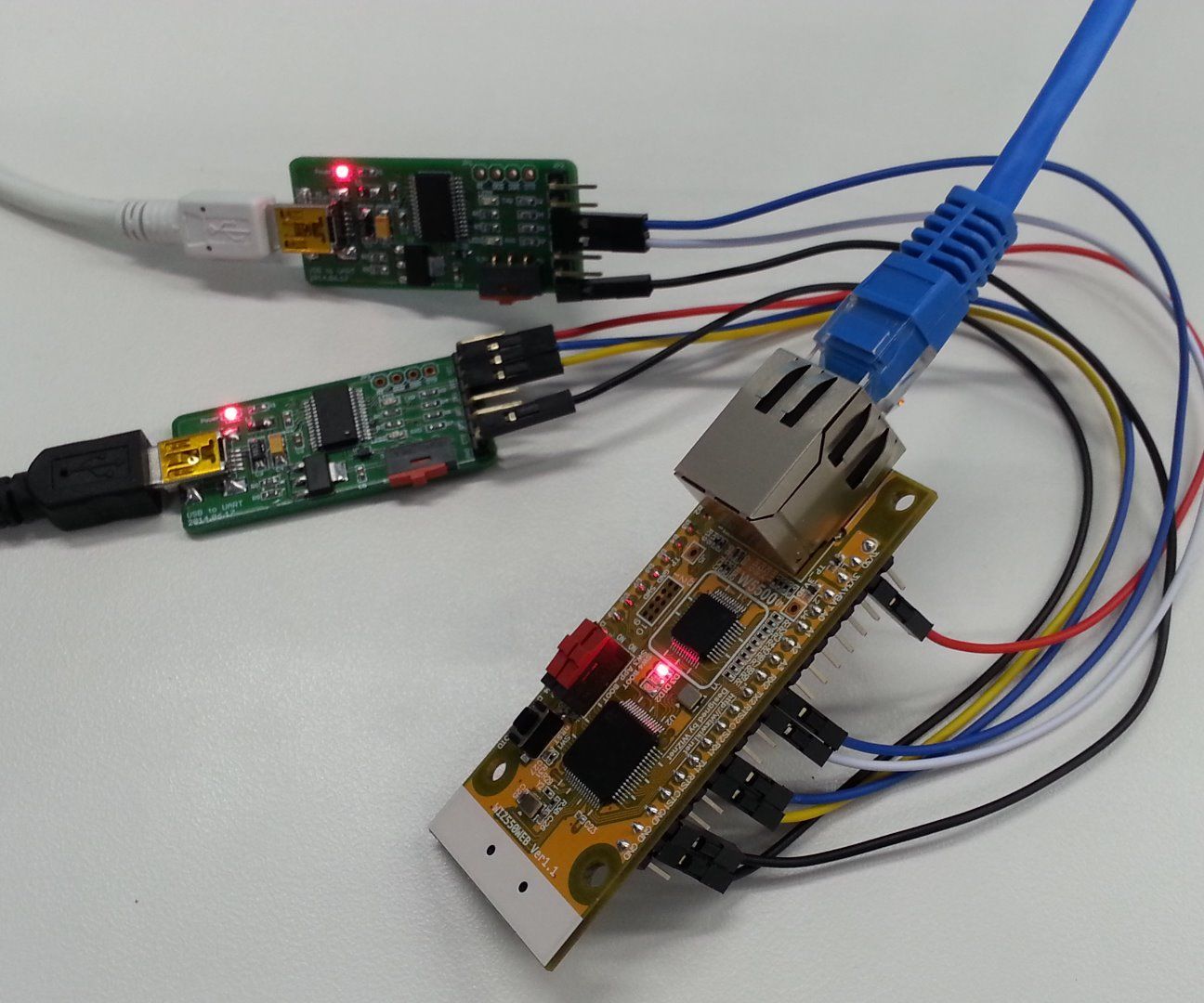 How to Transfer My Sensor Data to Cloud Server or IoT Server by WIZ550SR Module