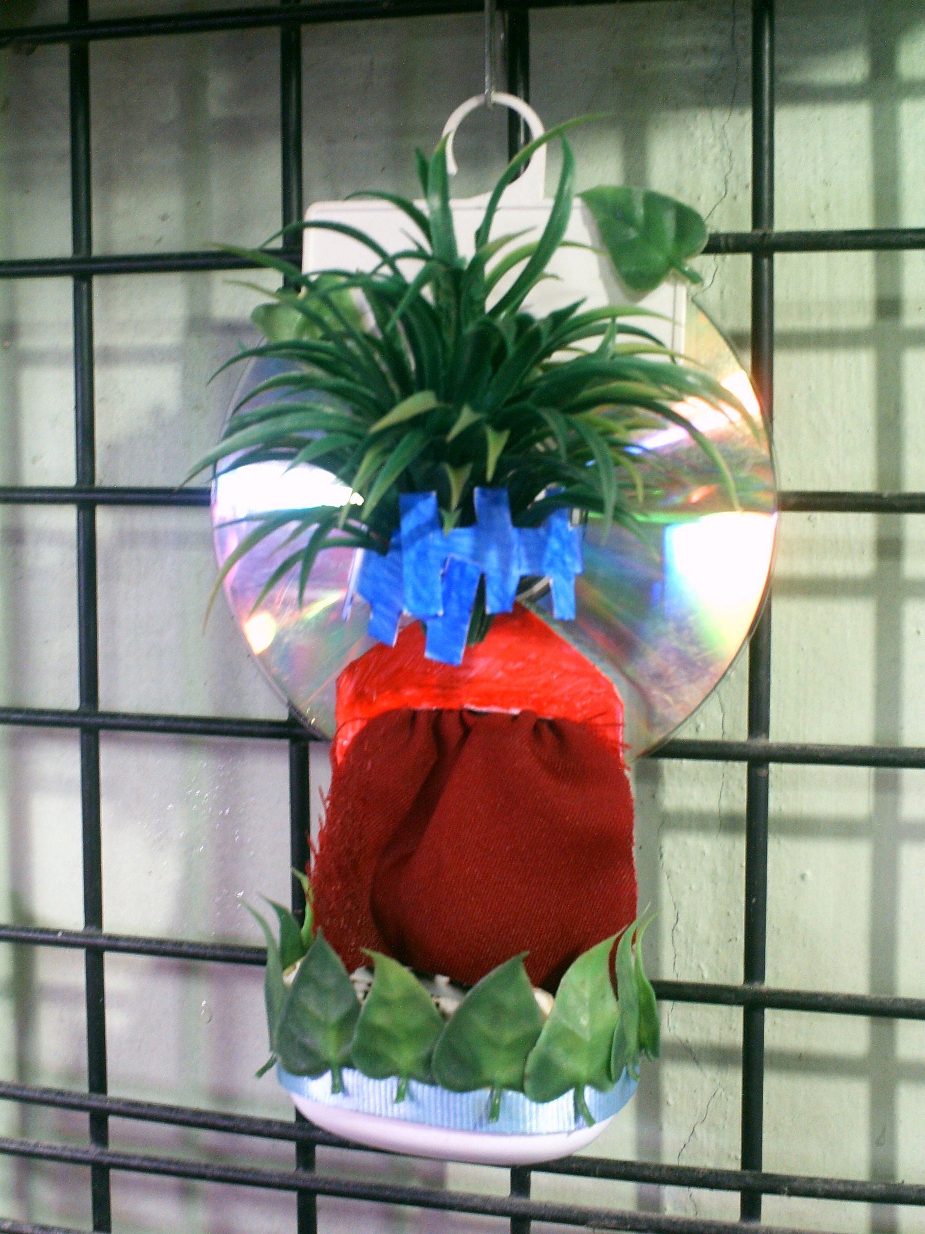 Indoor Cheap Mini Air Plant Holder With Light Reflector, Humidity Tray and Plant Label