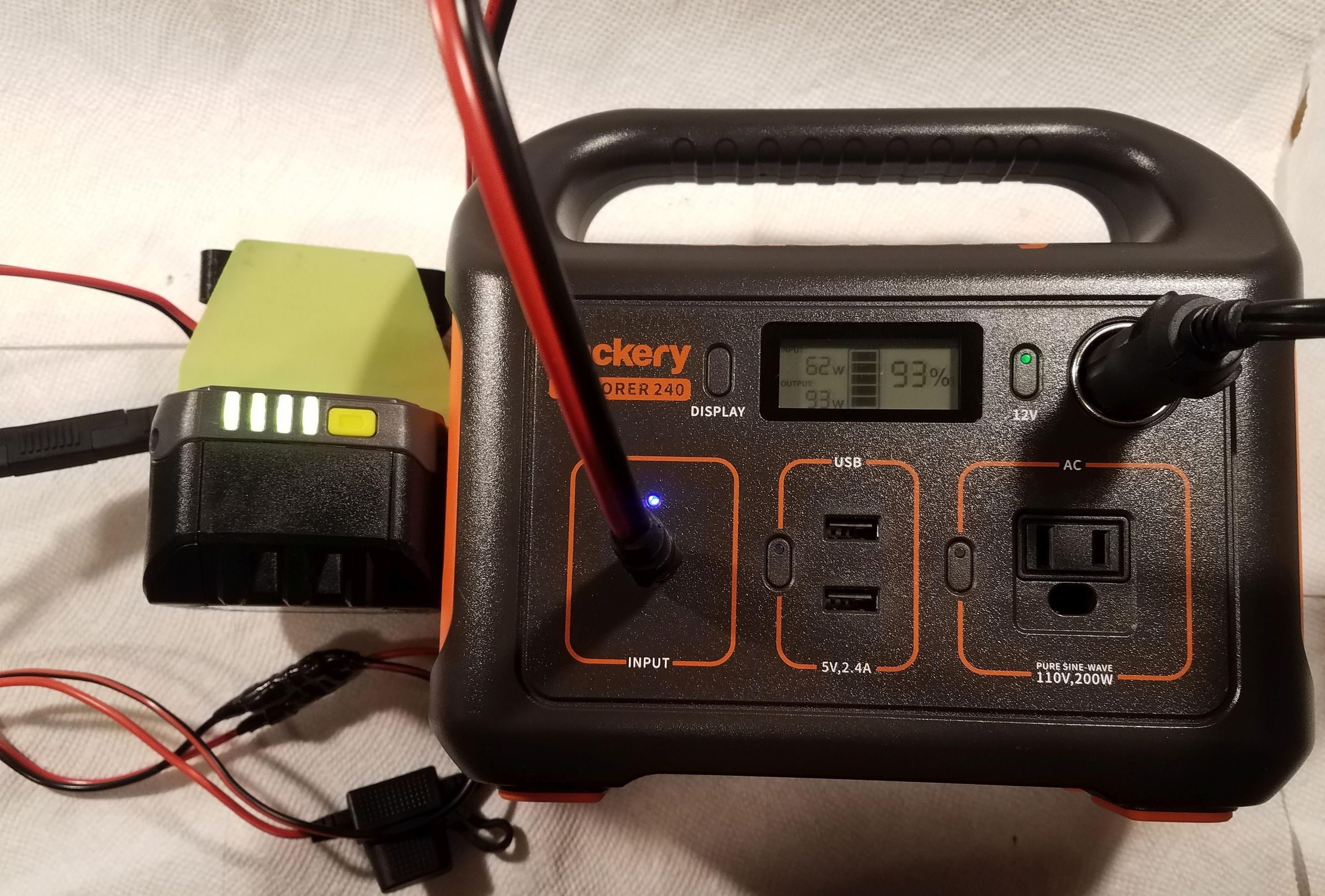 Expand Your Jackery Runtime Using Ryobi 18v One+ Batteries! No