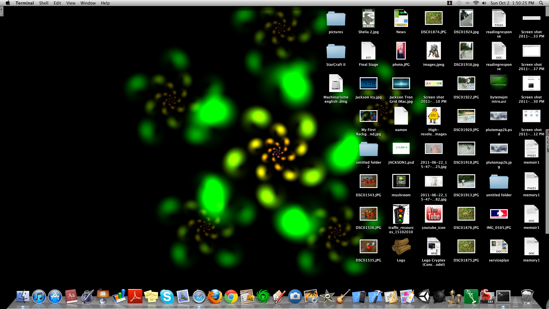 Screen Saver Wallpaper on a Mac