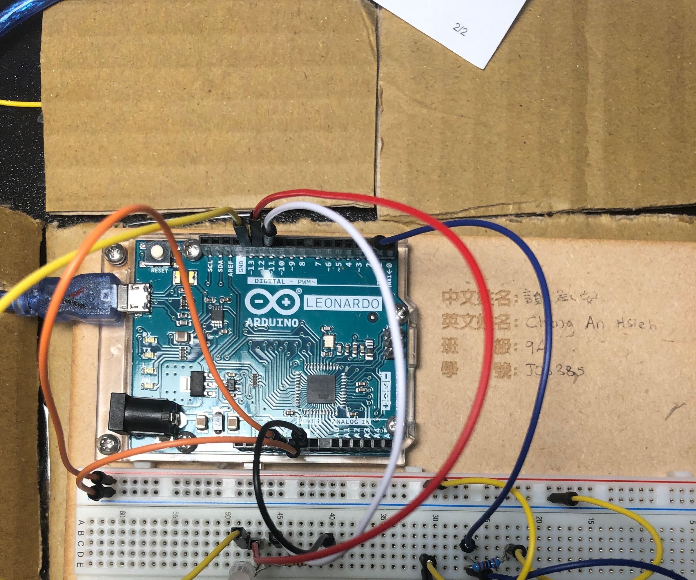 RGB Light Random Flashing With Button