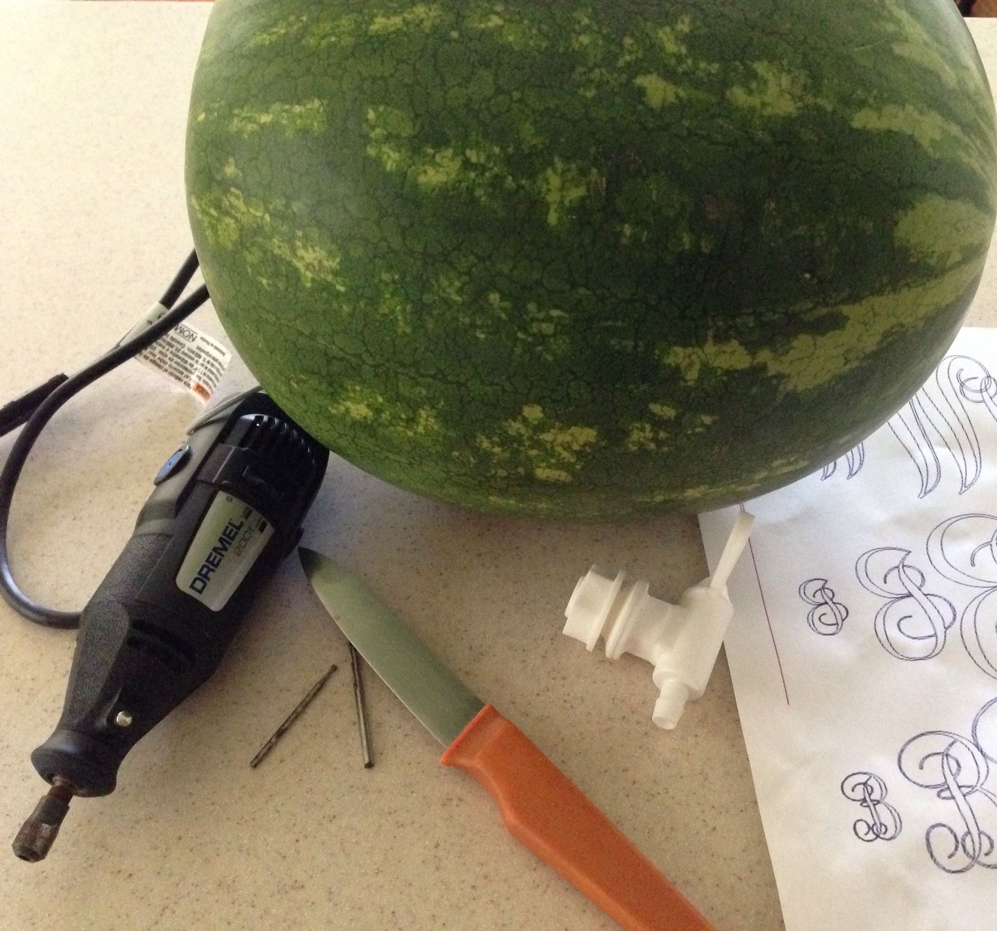 Watermelon Drink Dispenser/Keg 7 Steps (with Pictures) Instructables