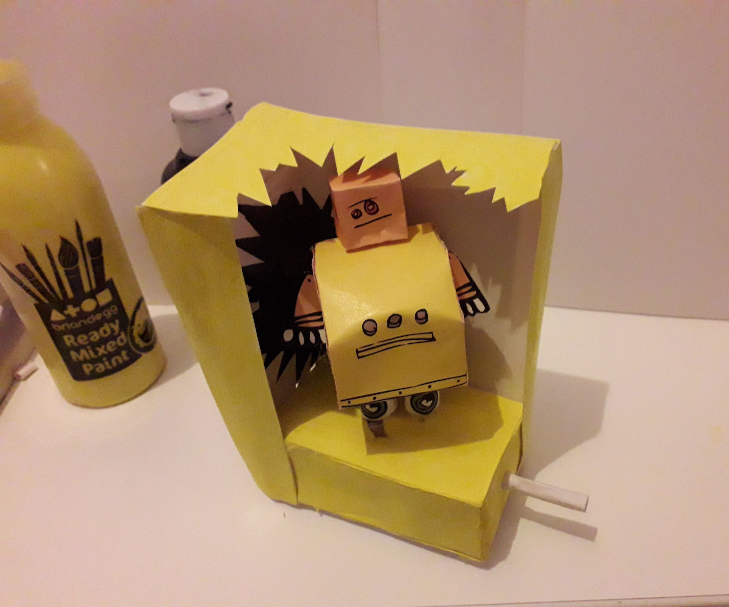 Instructable Paper Moving Robot !