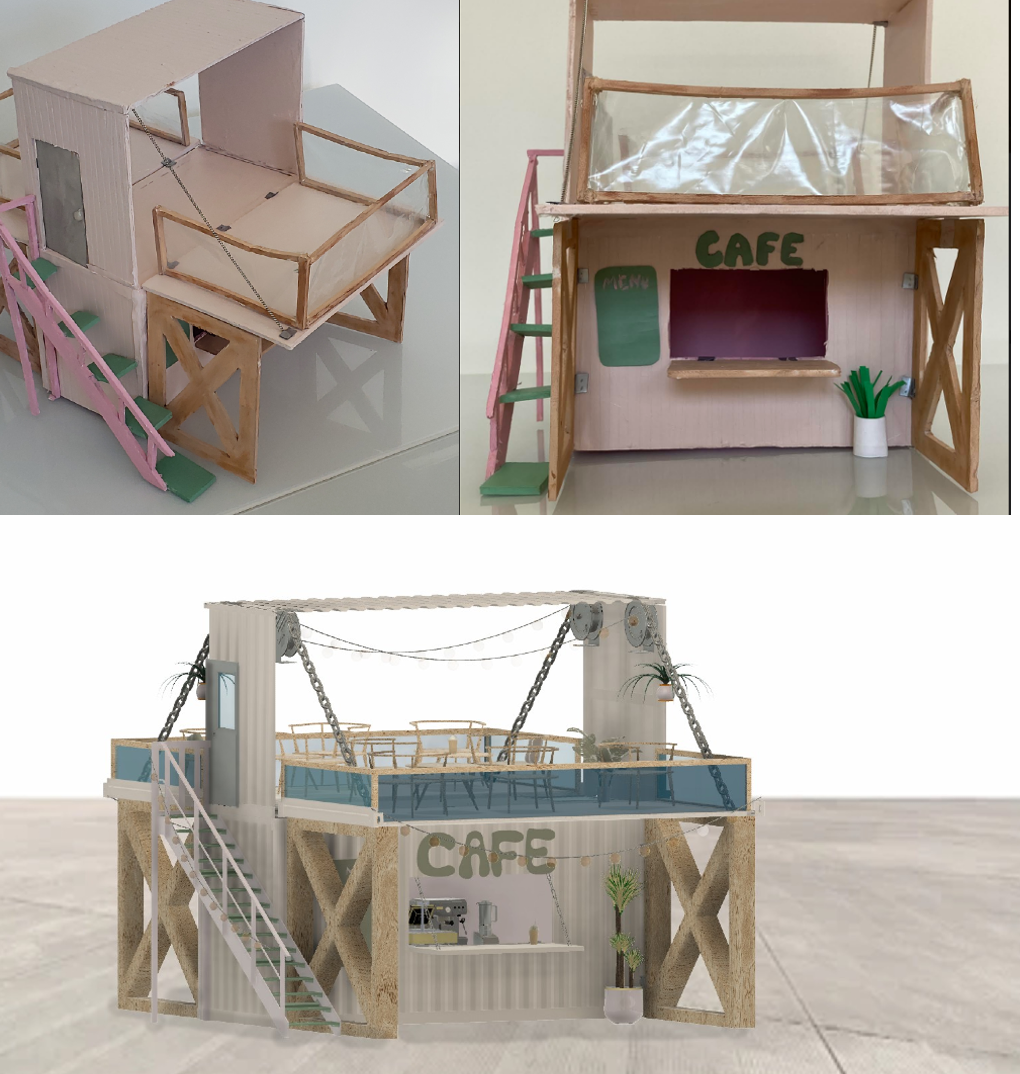 Foldable Shipping Container Cafe 