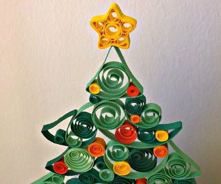 Quilled Christmas Tree Ornament