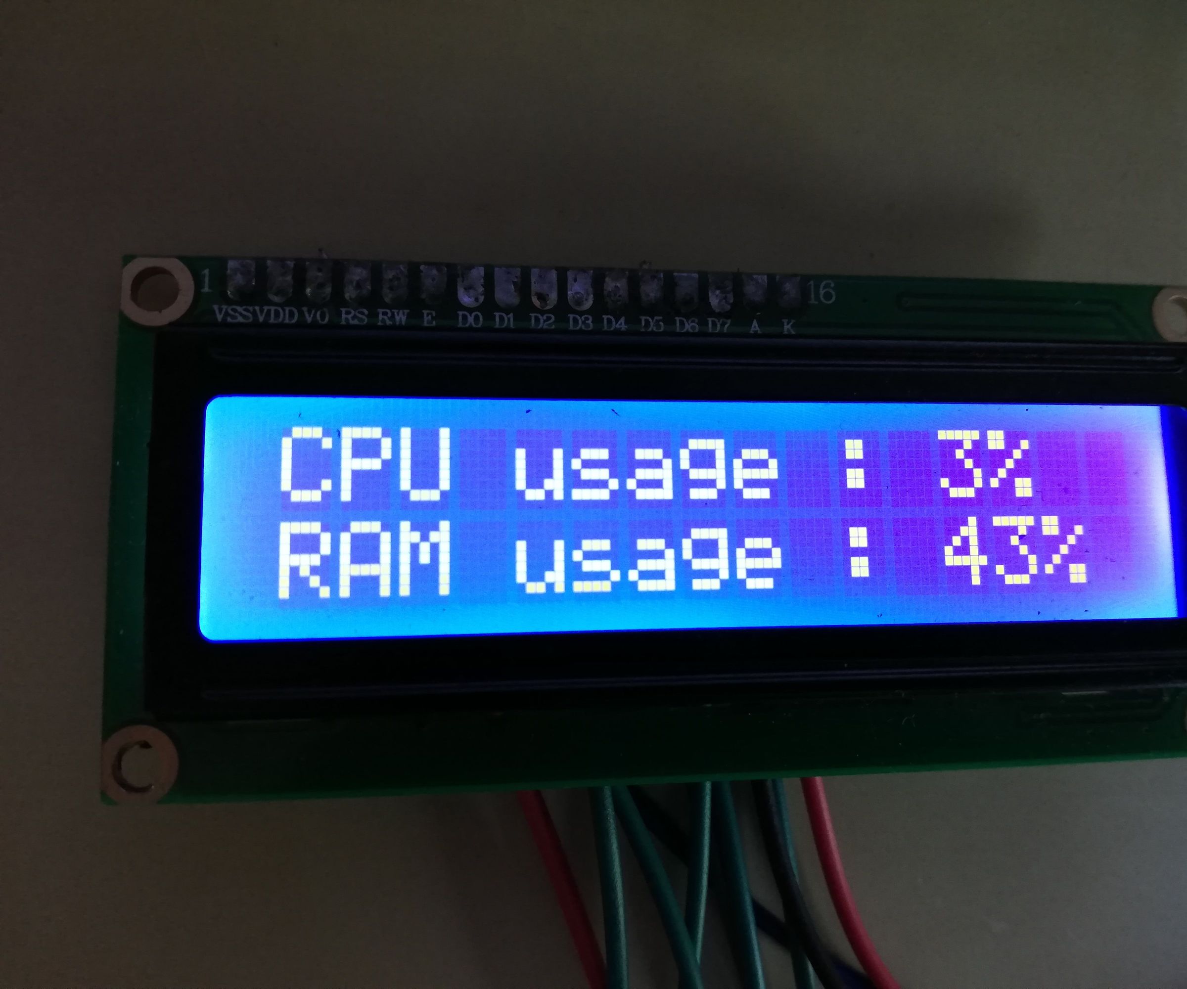 LCD User Interface