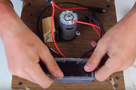 You Need to Find a Motor and a Power Supply Unit)) 