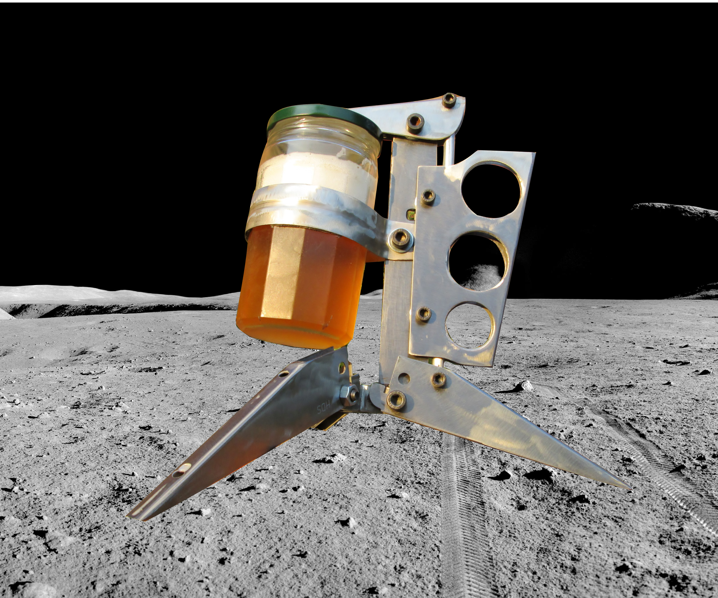 'Moon Lander' Mug (no Welds, Hacked Hardware)