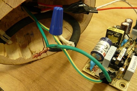 Attaching the 120v Power Wires