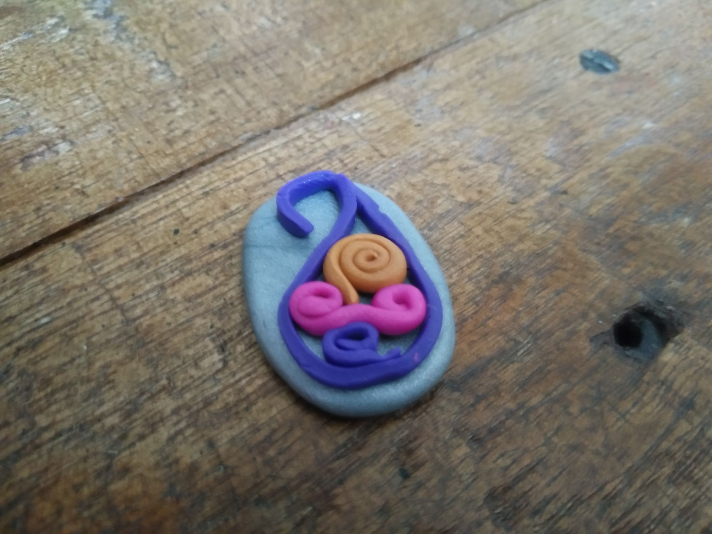 Quilled Clay Pendant! 