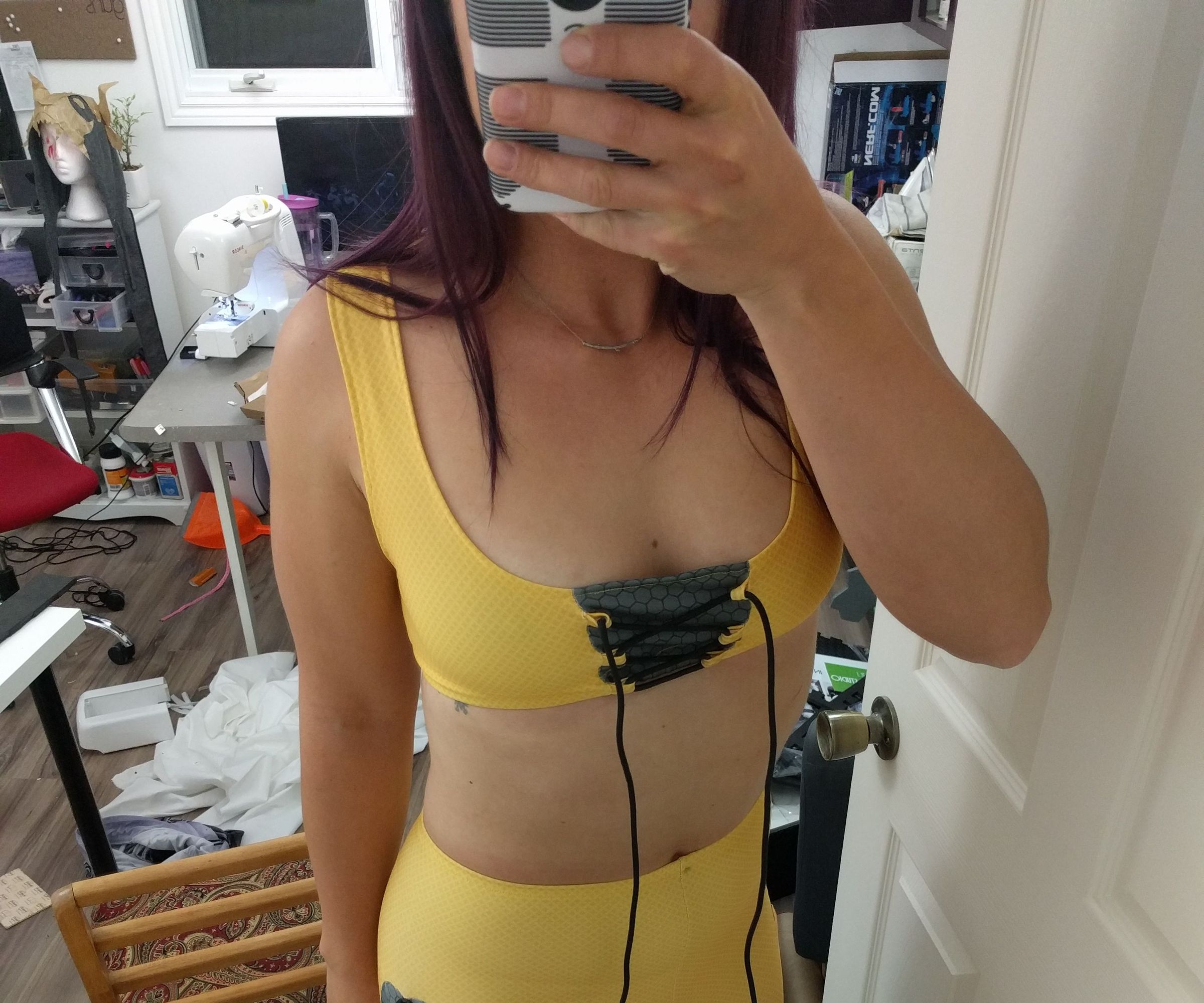 Overwatch Tracer-inspired Bikini Top