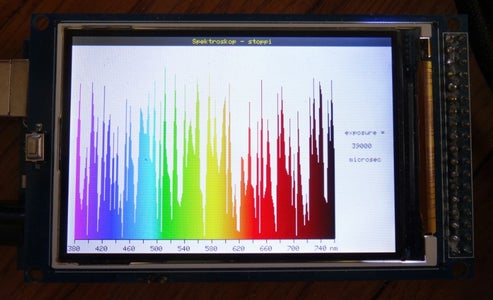 Arduino Spectroscope With TSL1401 and Display : 4 Steps - Instructables
