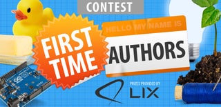 First Time Author Contest 2016