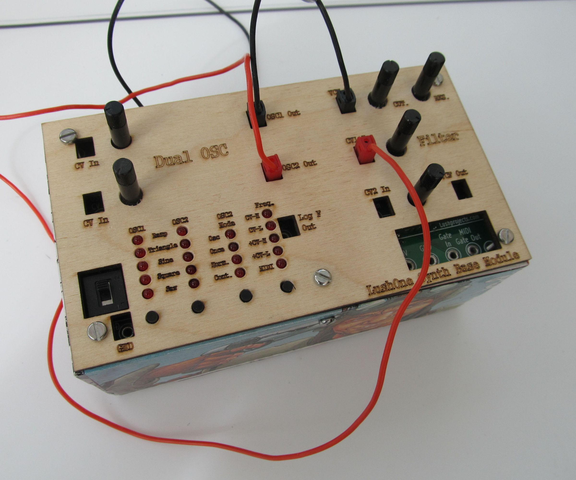 LushOne Modular Synth Laser Cut Case