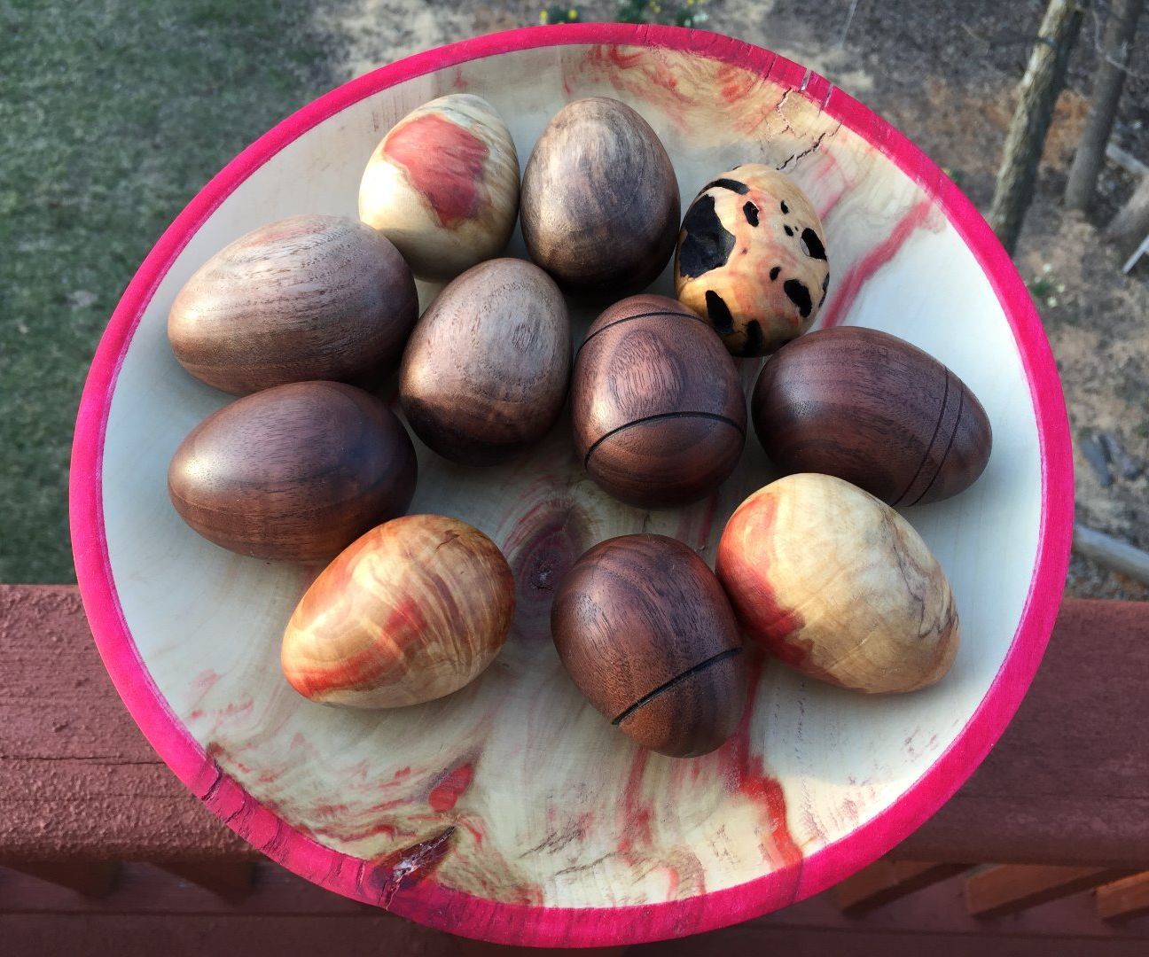 Wooden Easter Egg
