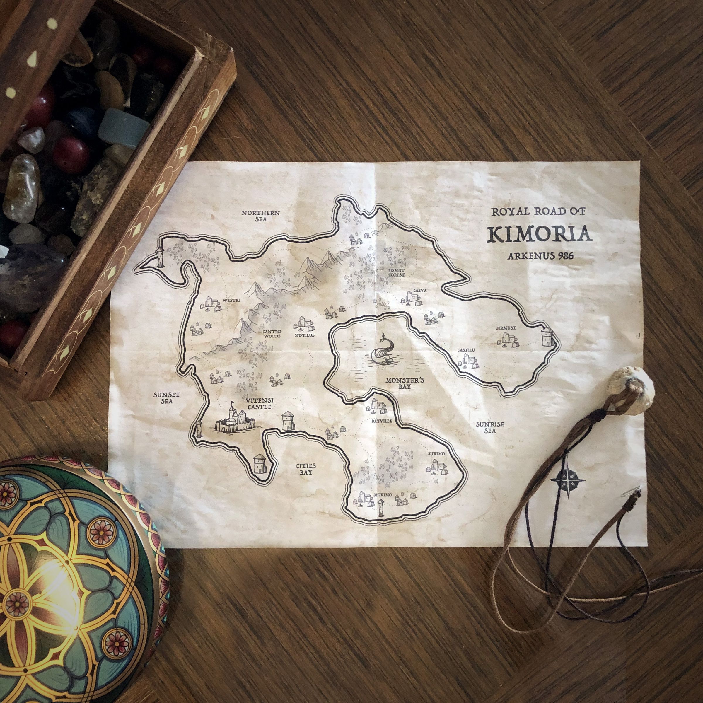 How to Make RPG Maps With Procreate | With Free Brushes : 8 Steps (with ...