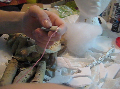 Glue String to Bottom