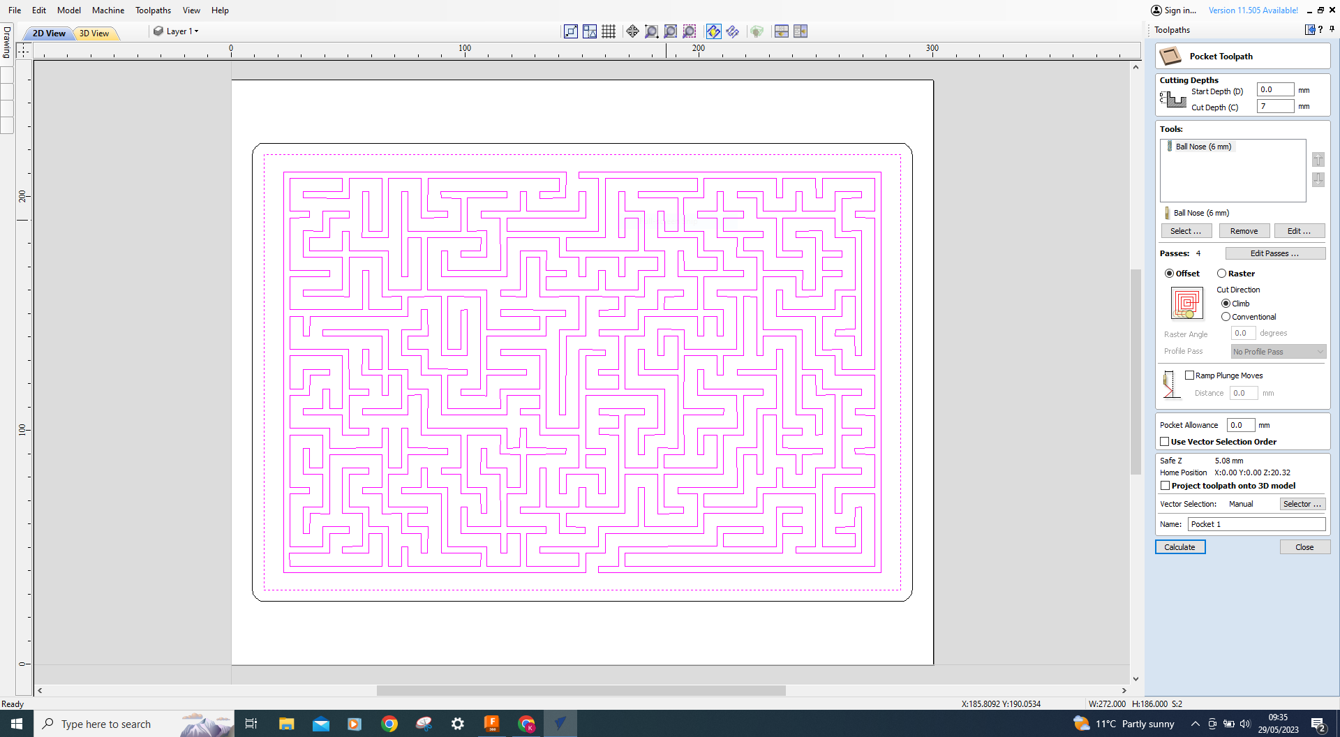 Maze Design Made Easy for Fusion 360 or Vetric Software : 5 Steps ...