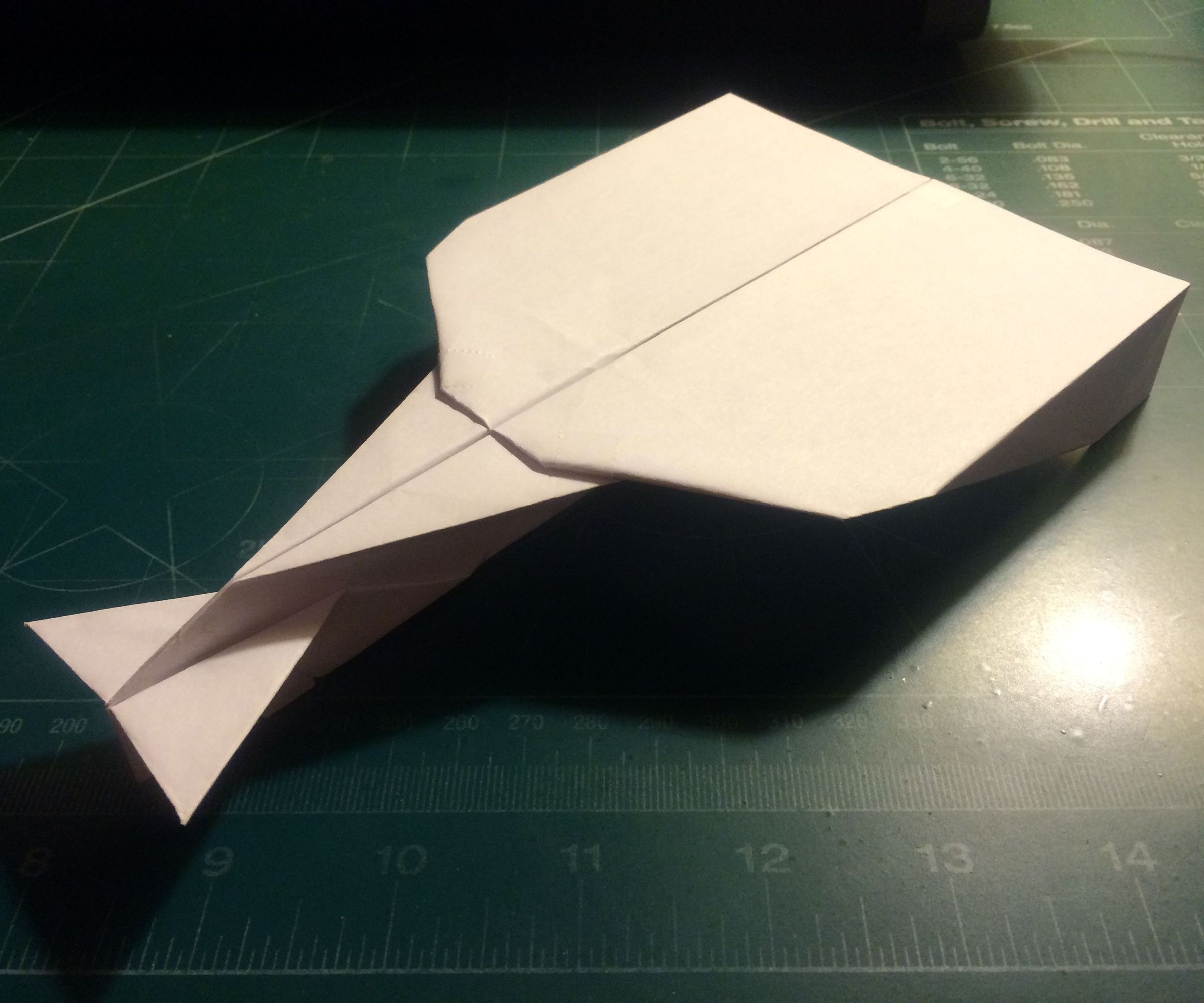 How to Make the JetVulcan Paper Airplane