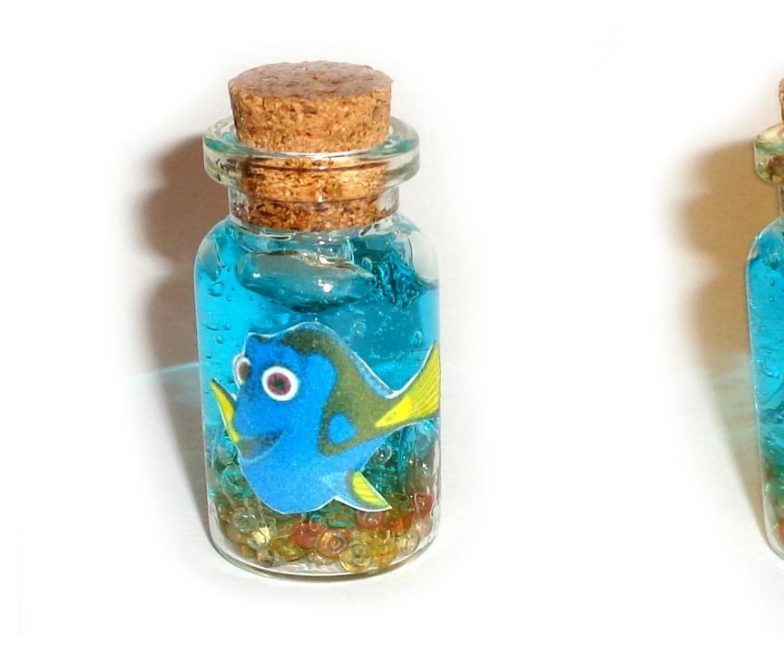 DIY Disney Pixar's Finding Dory Miniature Bottle Charm 