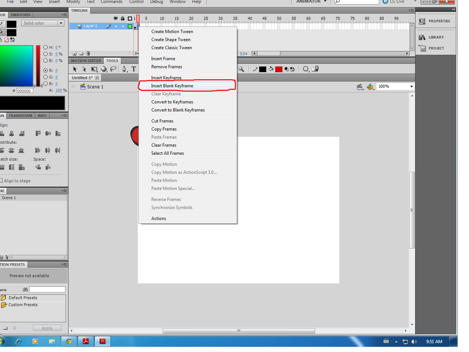 How to Make an Animation on Adobe Flash : 8 Steps - Instructables