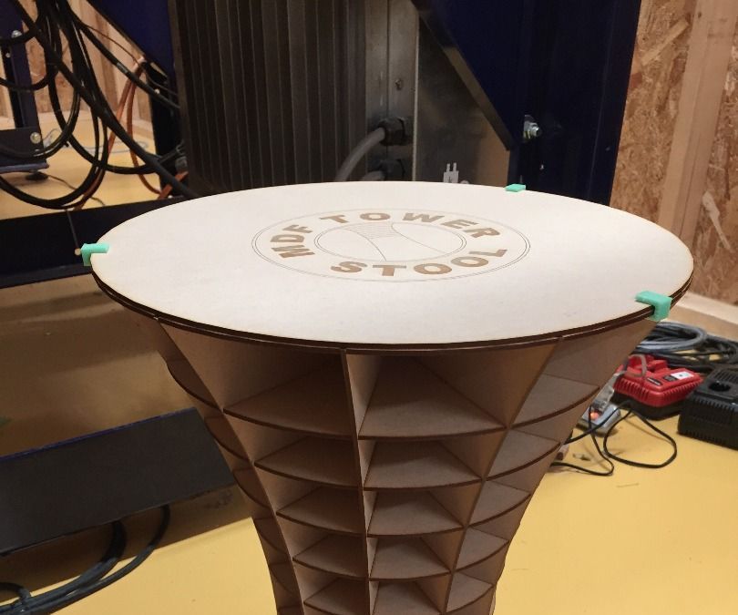 MDF TOWER STOOL