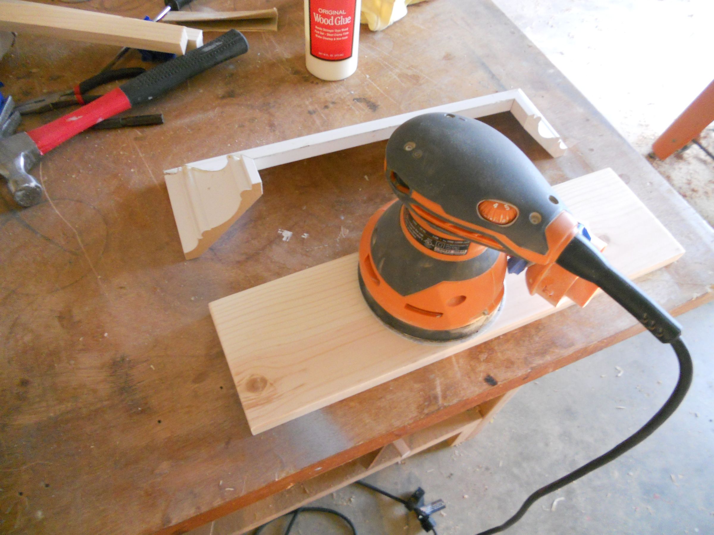 Make a Crown Molding Shelf (Picture Ledge) : 5 Steps (with Pictures ...