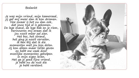 Aandenken Overlijden