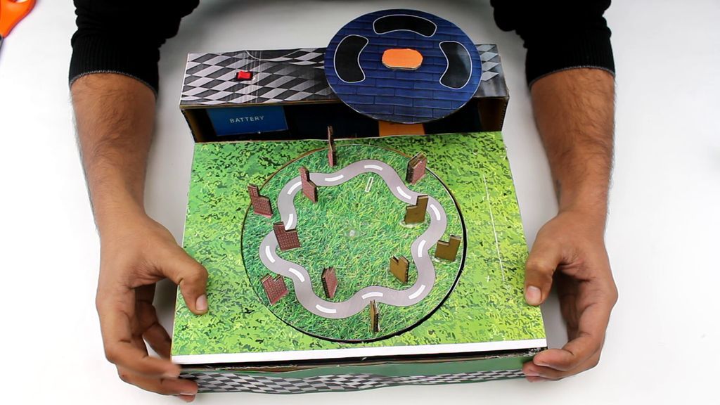 Place the Top Frame and Paste It to the Sides Using Glue Gun.