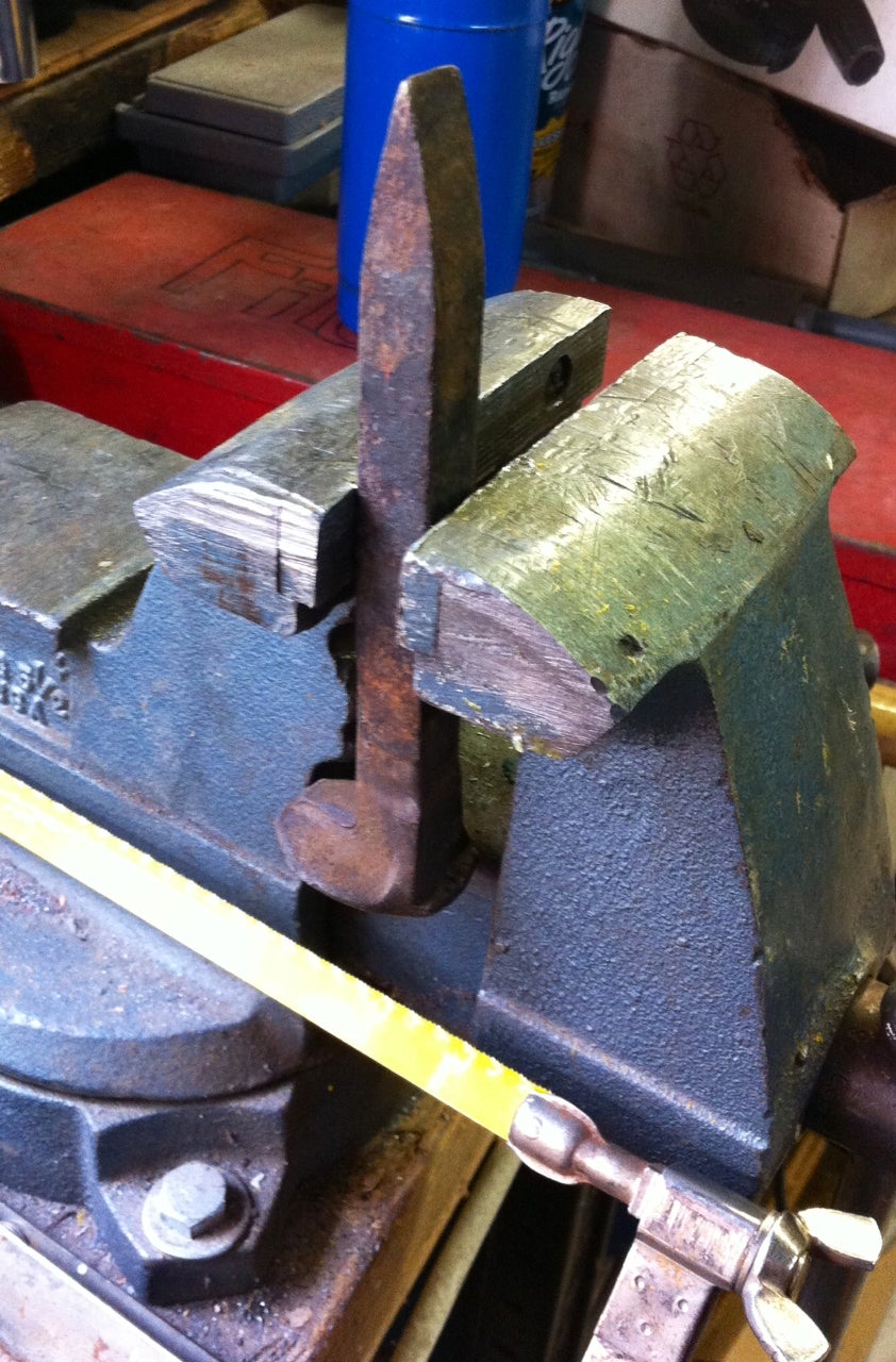 PREPARE THE RAILROAD SPIKE TIP