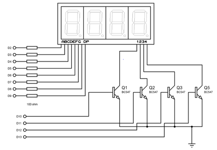 Interfacing 7 Segment With Arduino