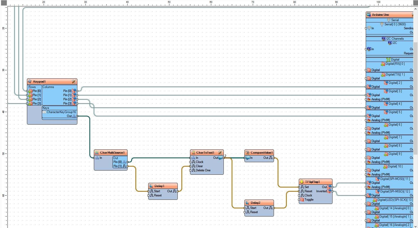 In Visuino Connect Components In Visuino Connect Components