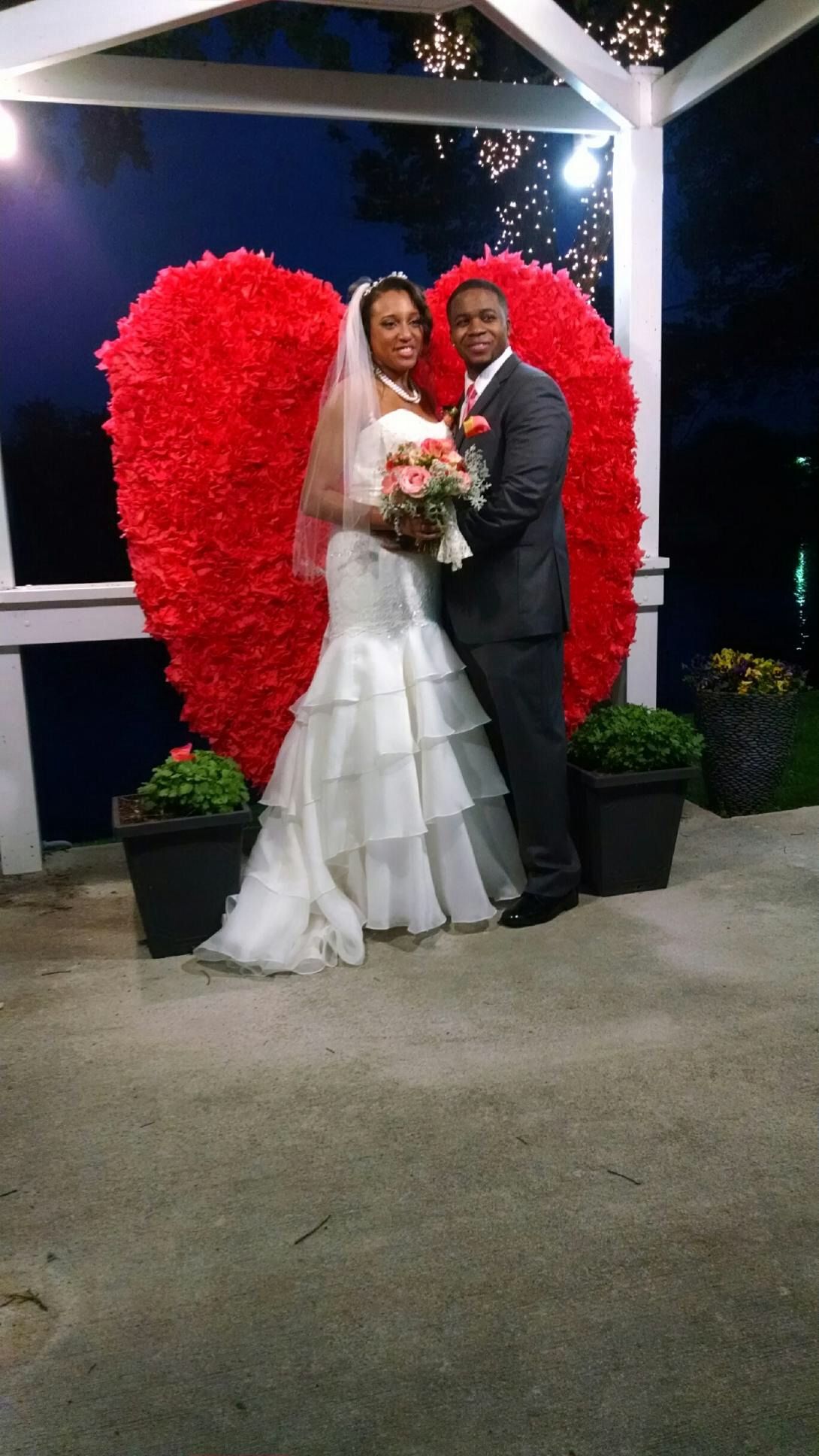 Large Heart Backdrop