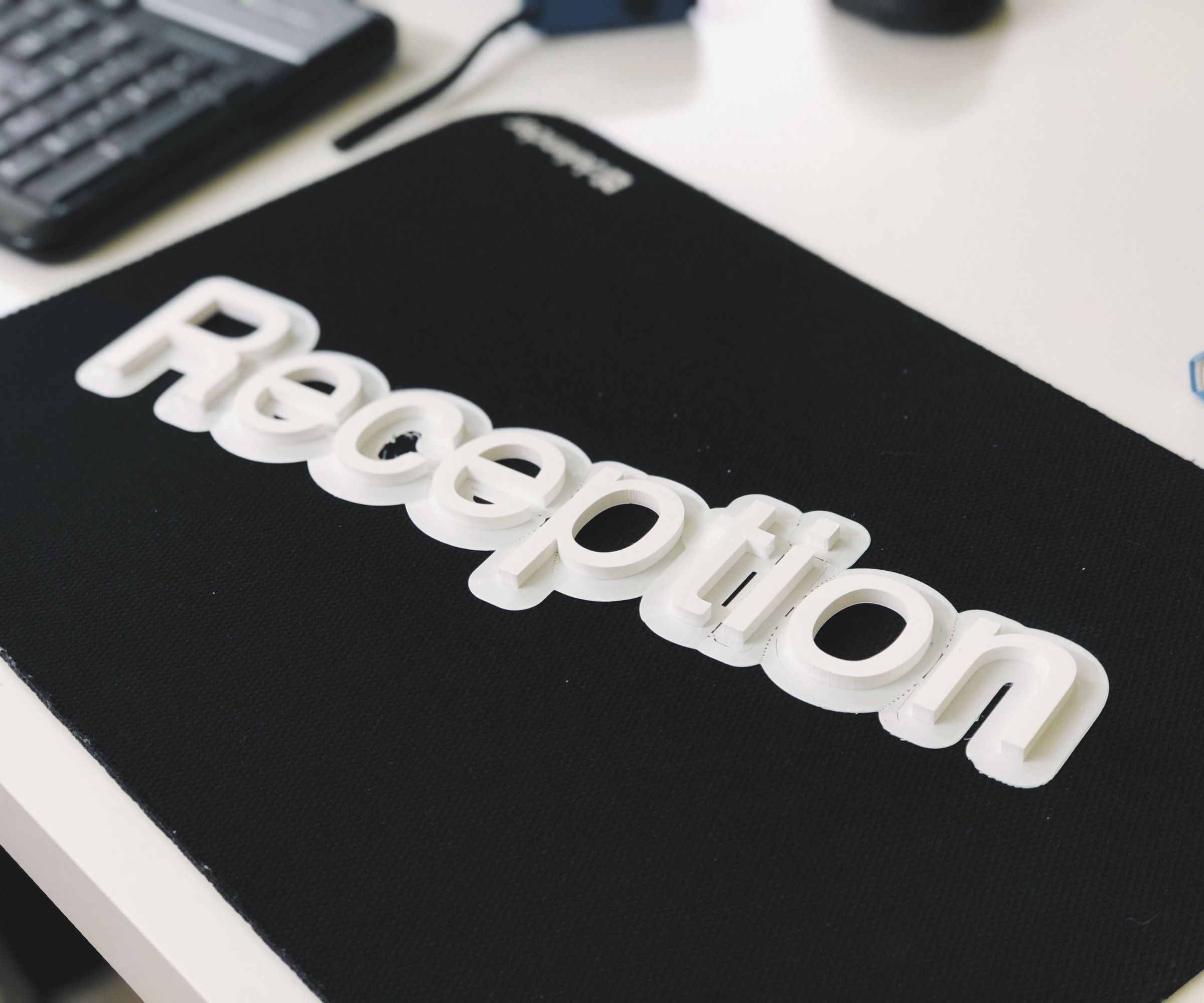 The Letters for Reception With SelfCAD