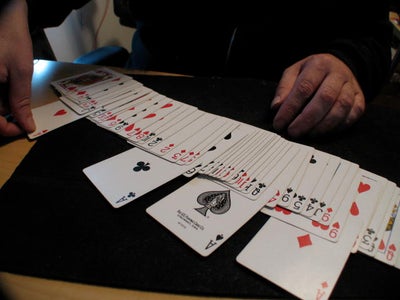 Performing the Trick, Step by Step: First Phase, Pulling Out the Aces.