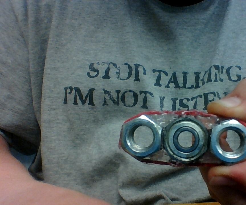 Two-Arm Fidget Spinner