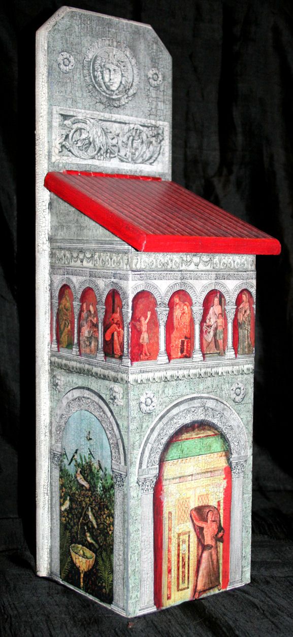 Beautiful Pompeii Style Decoupage Project (art included)