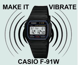 MAKE IT VIBRATE Vibrator Module for Casio F 91W 6 Steps with Pictures Instructables