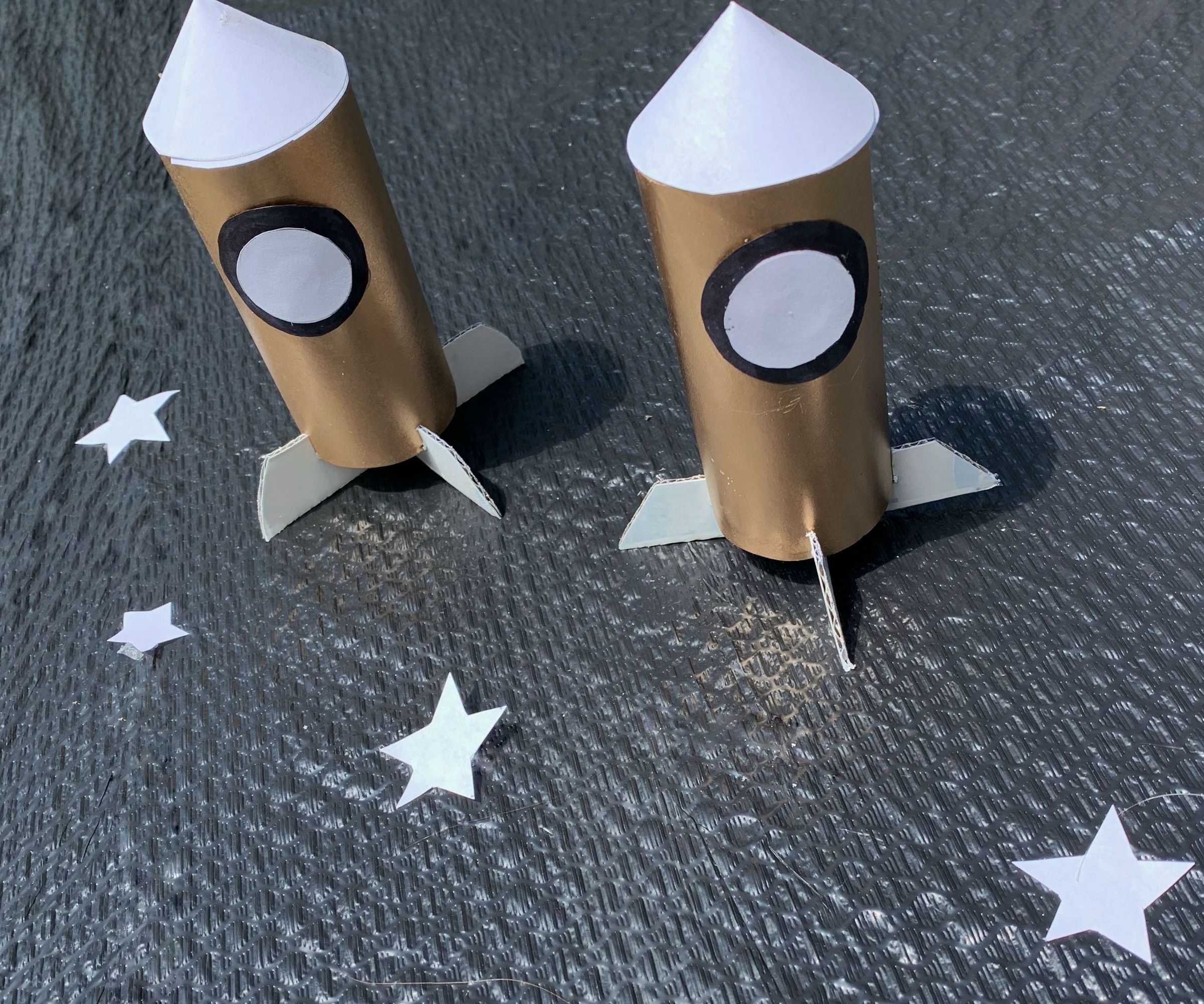 Recycled Toilet Paper Roll Rocket