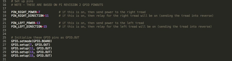 Raspberry Pi Server Code - Set Up