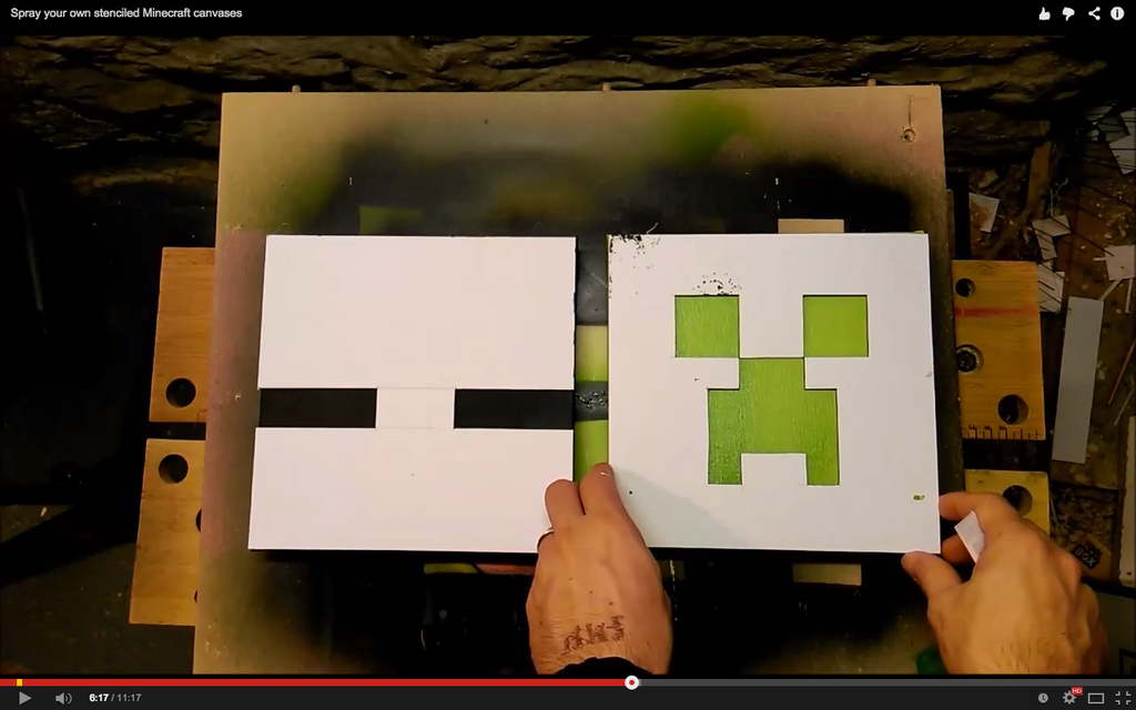 Minecraft Stencil