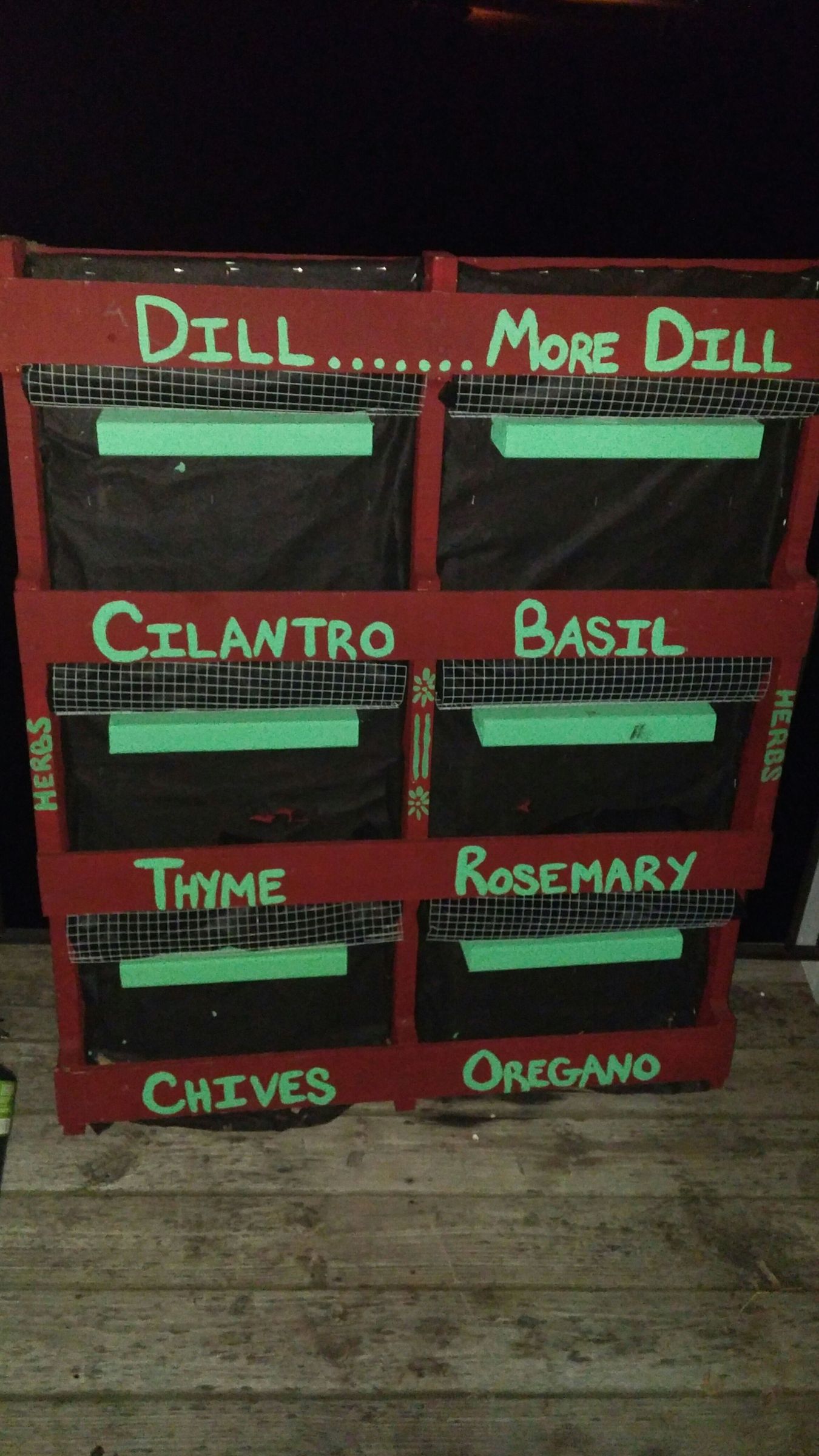 Pallet Herb Garden