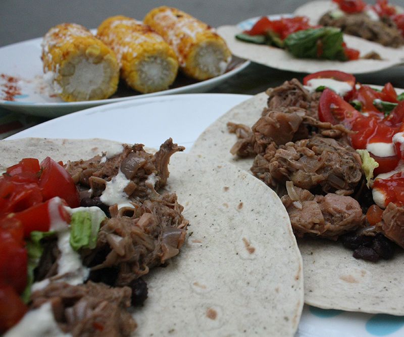 Vegan Jackfruit Carnitas Tacos