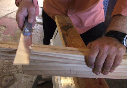 Dowel Bow and Stern Risers to the Gunwale Ends