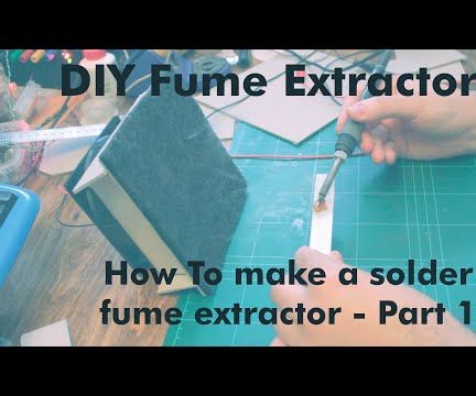 How to Make a Cardboard Solder Fume Extractor