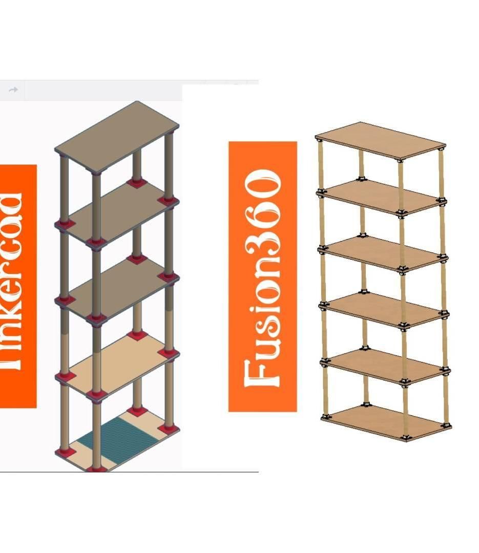 Stackable Wooden Rack 