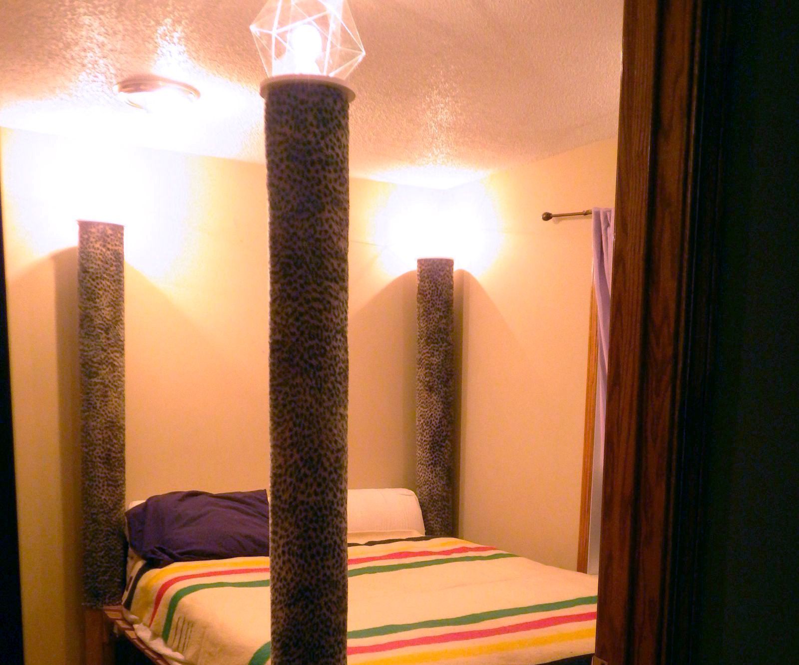 A Cheap and Easy Four Poster Bed.