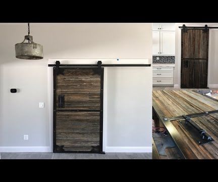 Sliding Barn Doors From Reclaimed Prison Fence | How-to