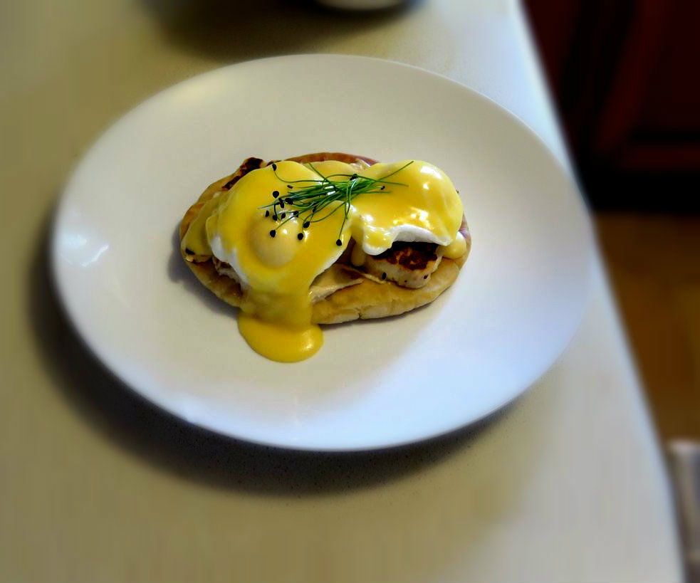 Mediterranean Eggs Benedict 
