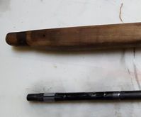 A knife from a shot out M1 rifle